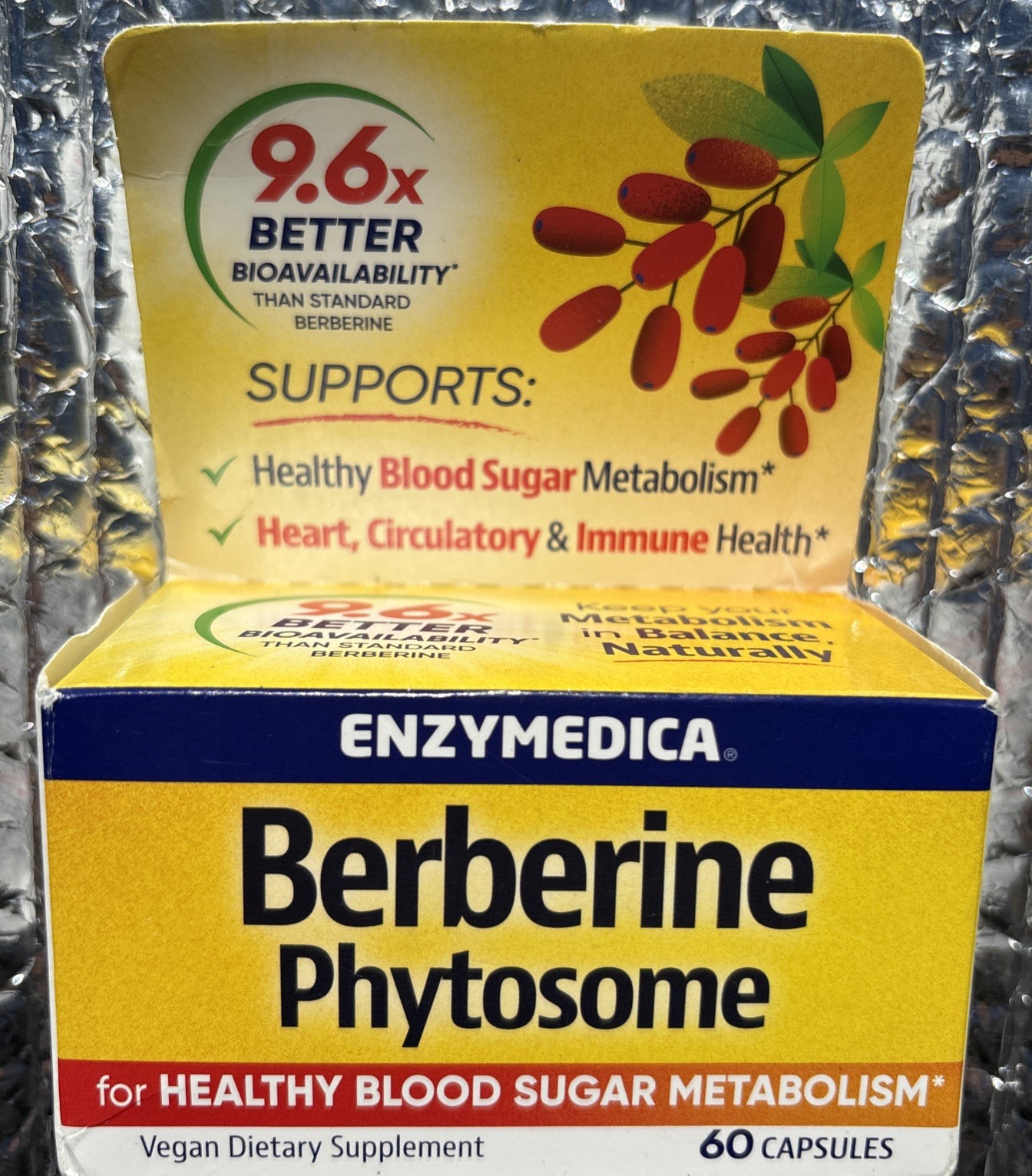 Berberine Phytosome, 60 Capsules Exp.10/2026