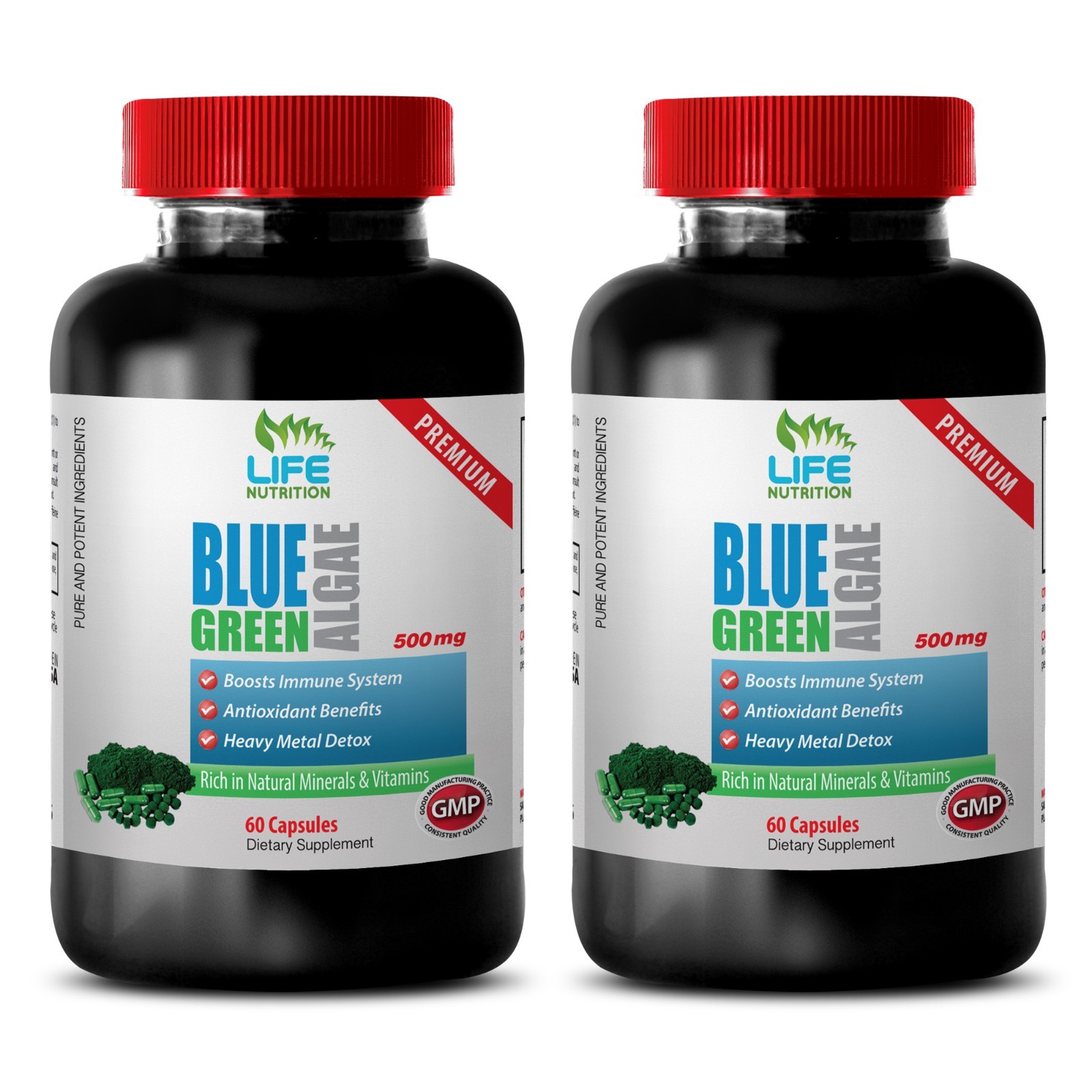 Boost Your Health Capsules – Blue Green Algae 500mg – Blue Green Algae 2B