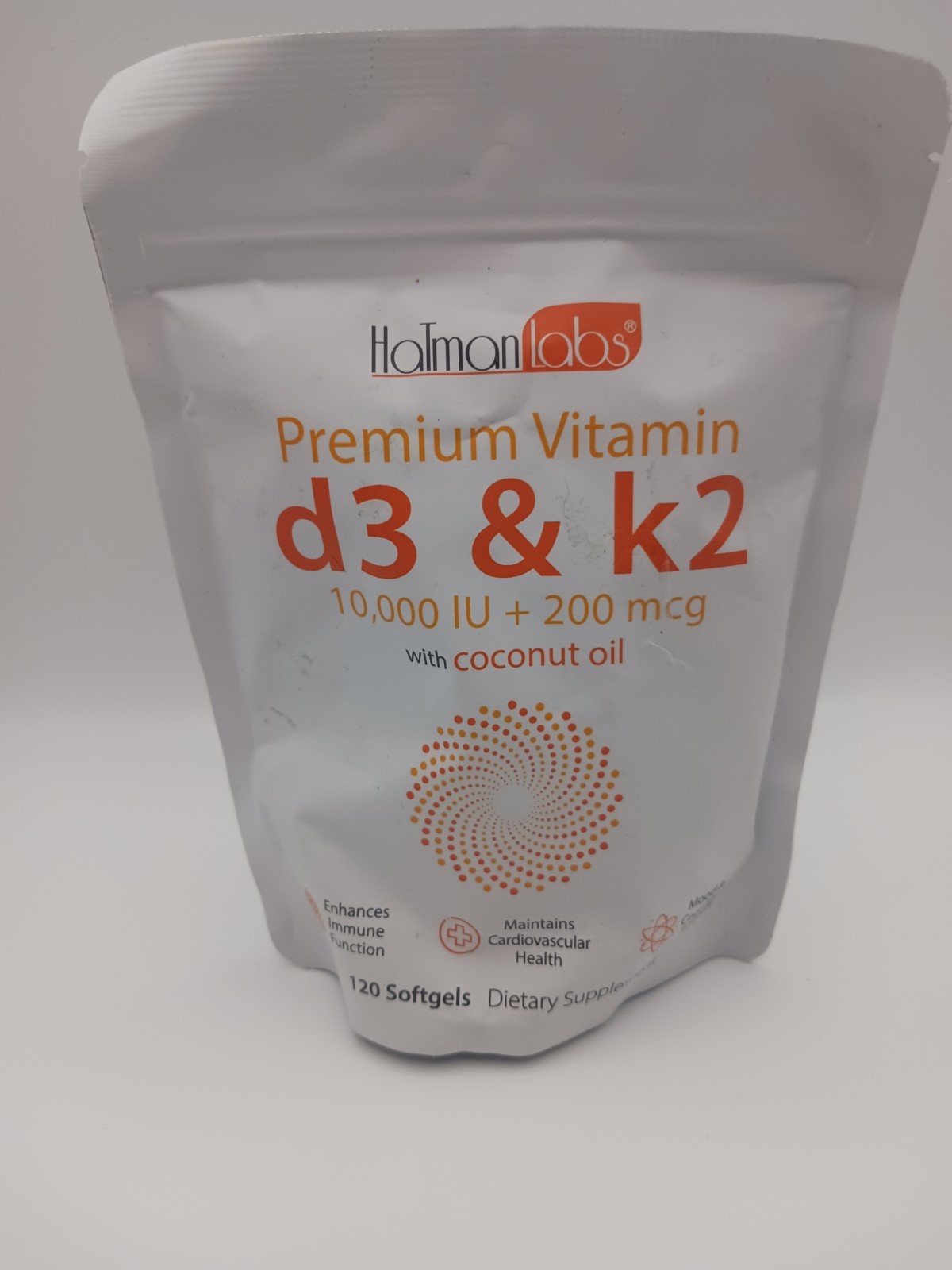 D3 K2 Vitamin 10000 IU – 240 Virgin Coconut Oil Softgels, 2 in 1 Vitamin D3 & K2