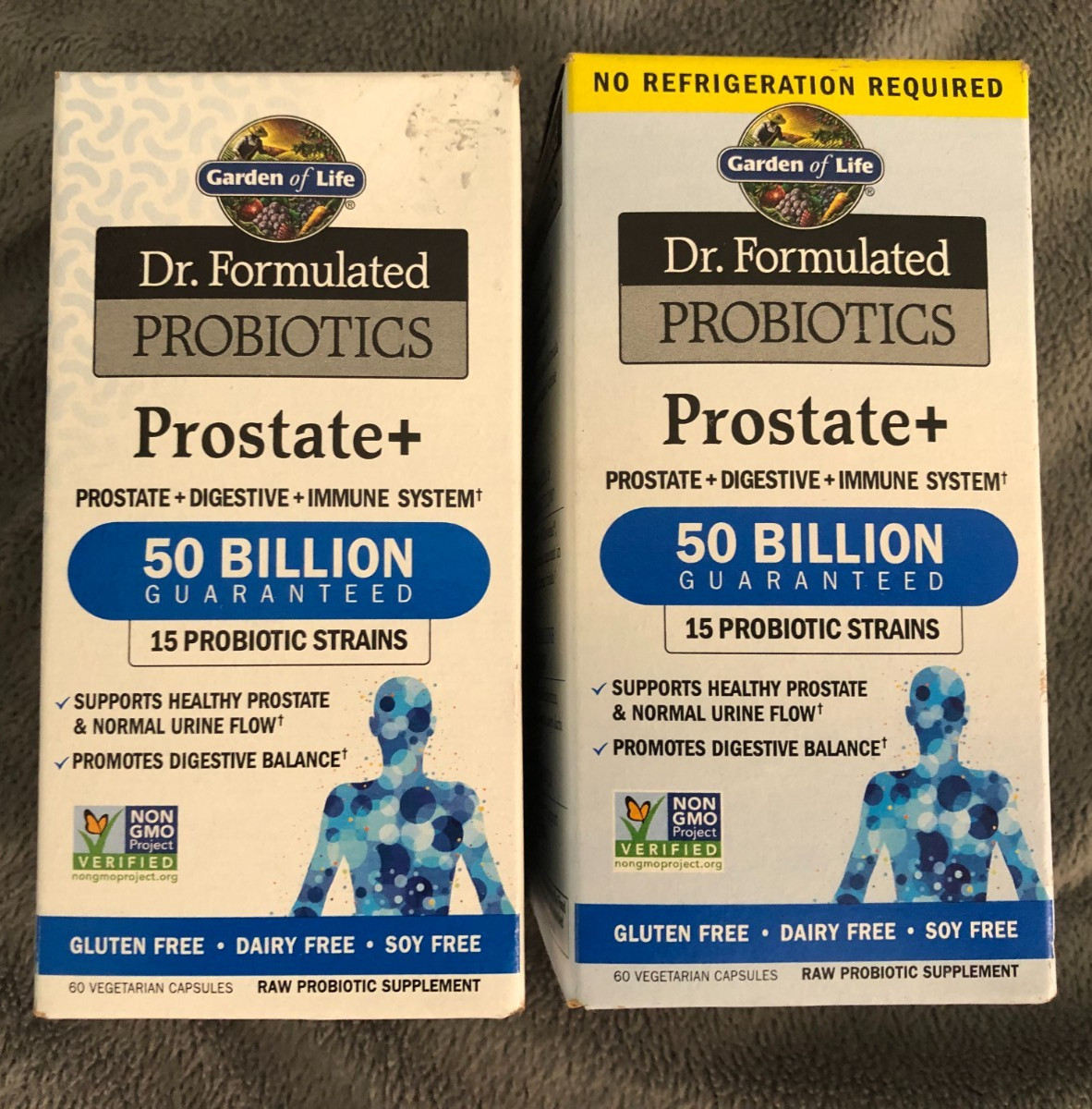 New Lot Of 2 Garden Of Life Prostate+ 50 Billion Probiotics 120 Caps 1/2027 Mens
