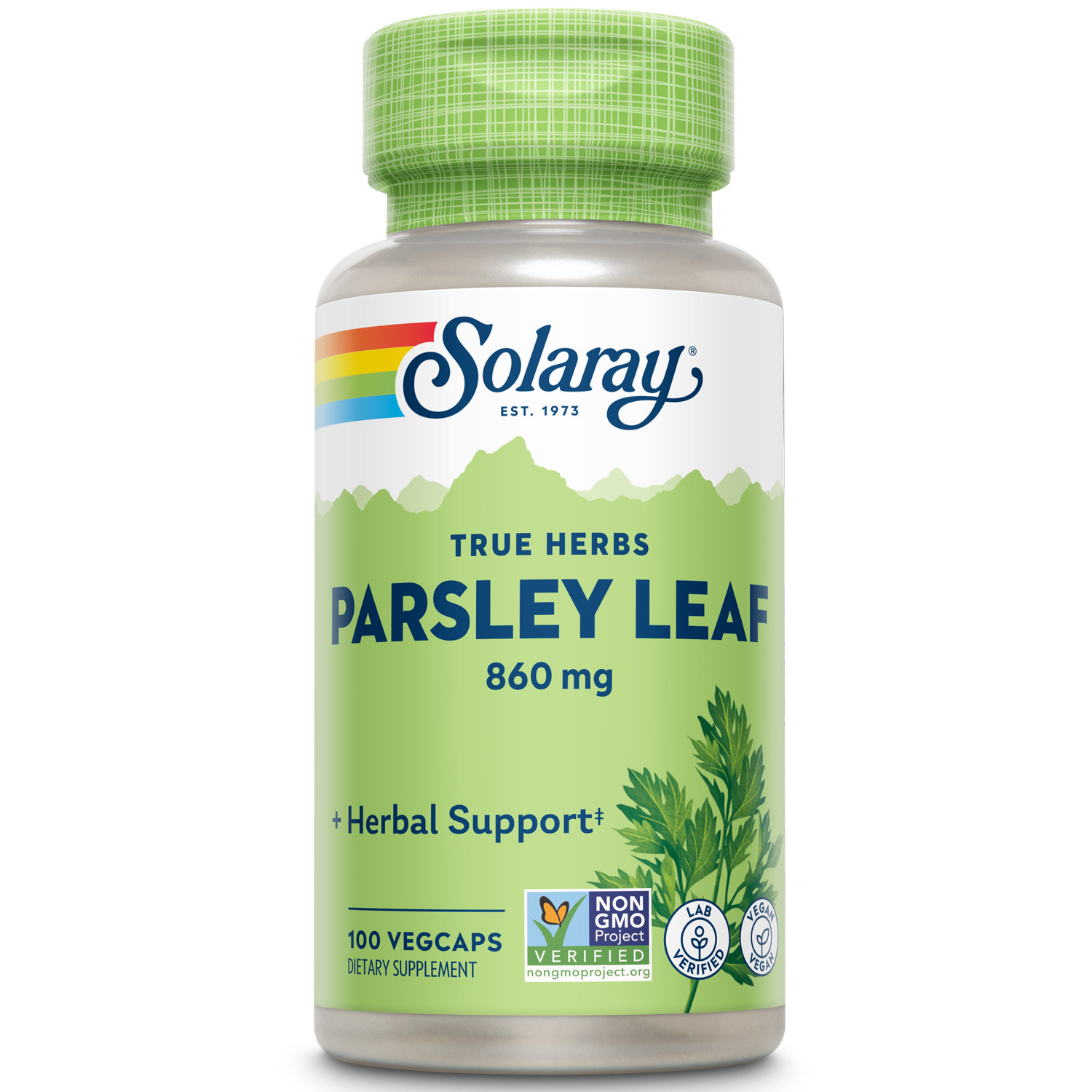 Solaray Parsley Capsules, 860 mg | 100 Count