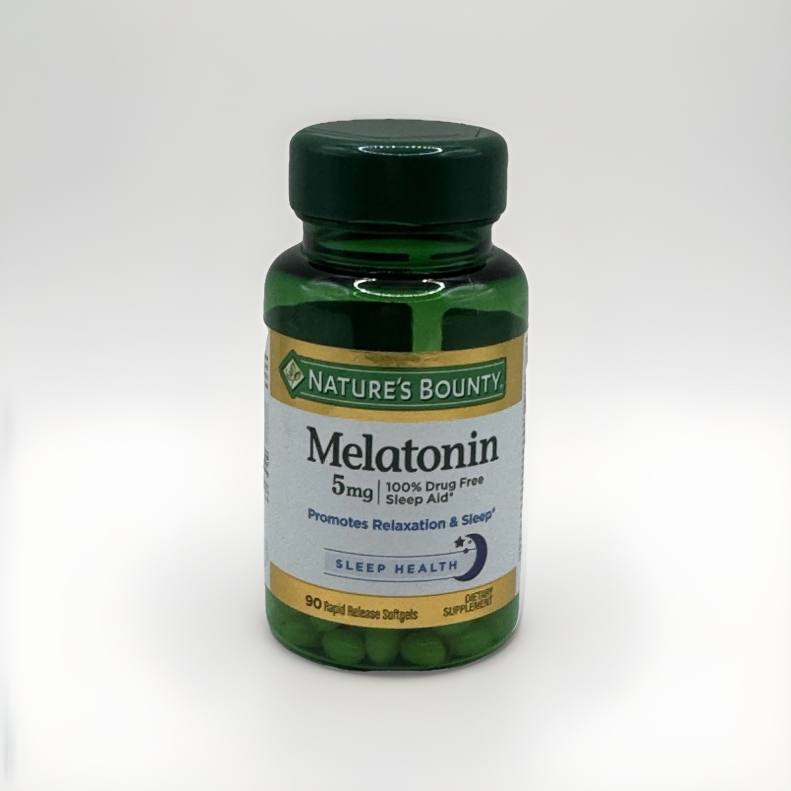 Nature’s Bounty Melatonin, 100% Drug Free Sleep Aid, Dietary Suppl Ex 08/27 90 C