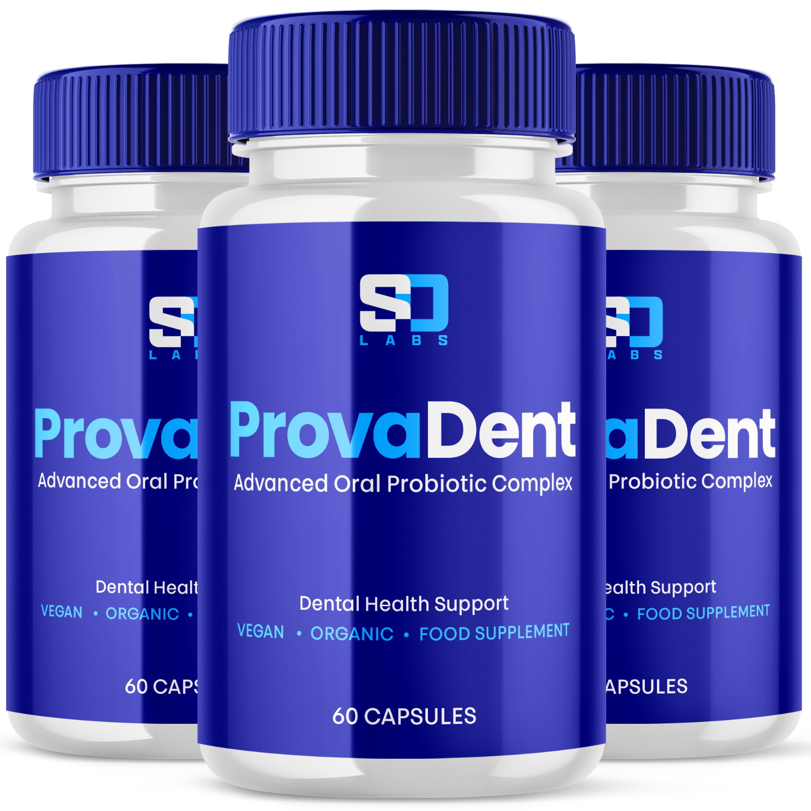 (3 Pack) ProvaDent Oral Probiotic Support Healthy Teeth and Gums (180 Capsules)