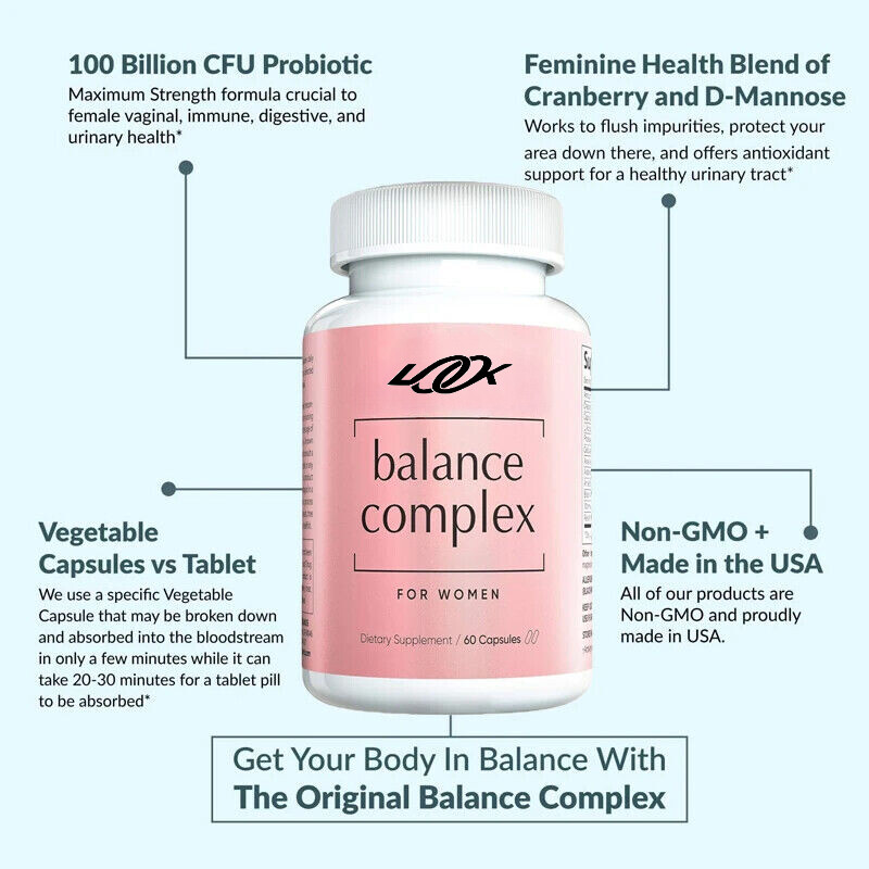 Probiotic Candida Cranberry and D-Mannose 60 capsules vegetarian capsules