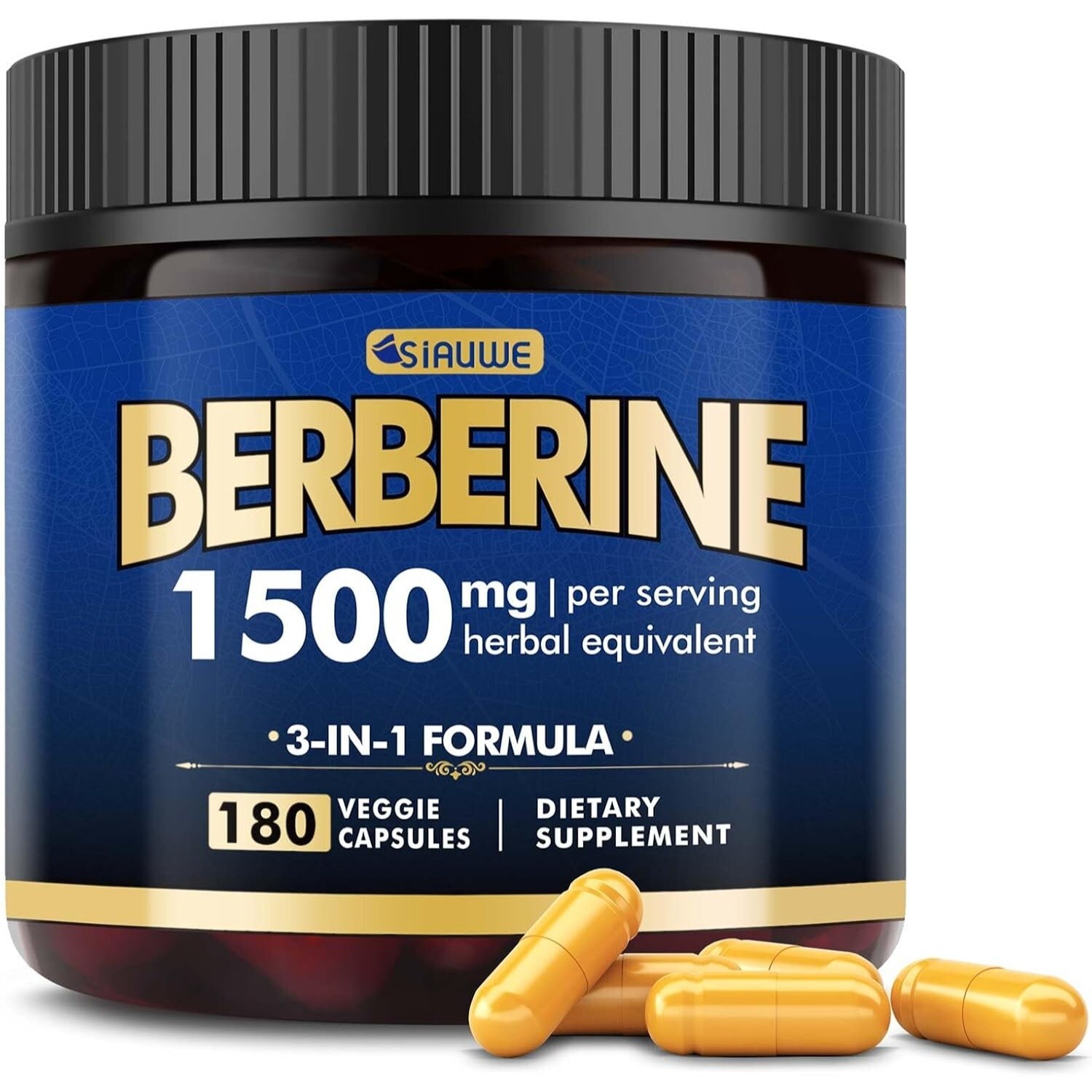 Berberine 1500MG – High-Potency Berberine Supplement with Berberine HCL, Citrus