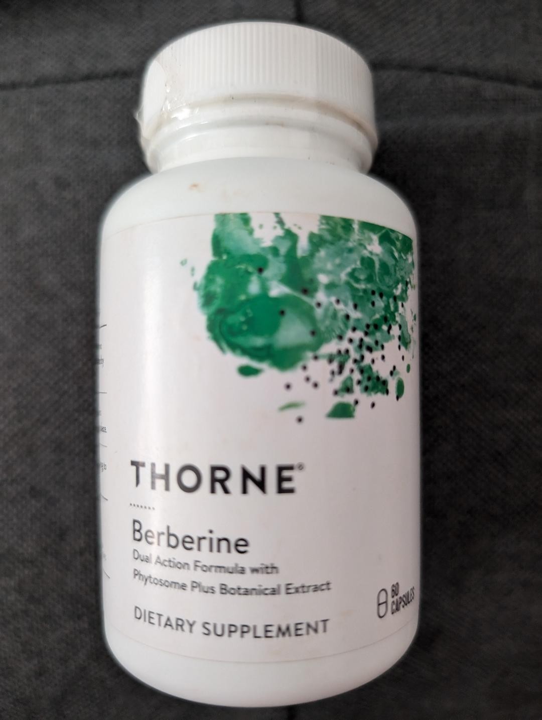 Thorne Berberine 1000mg Capsules 60 Count New Sealed Bottle EXP 11/25