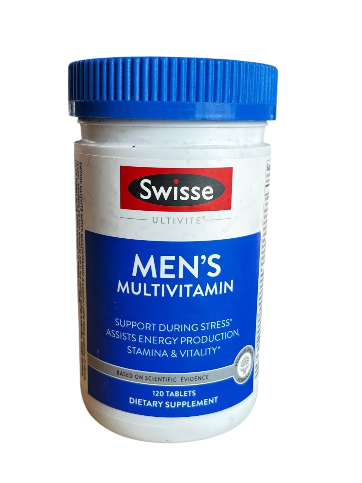 Swisse Ultivite Men’s Multivitamin 120 Tablets Dietary Supplement Blue