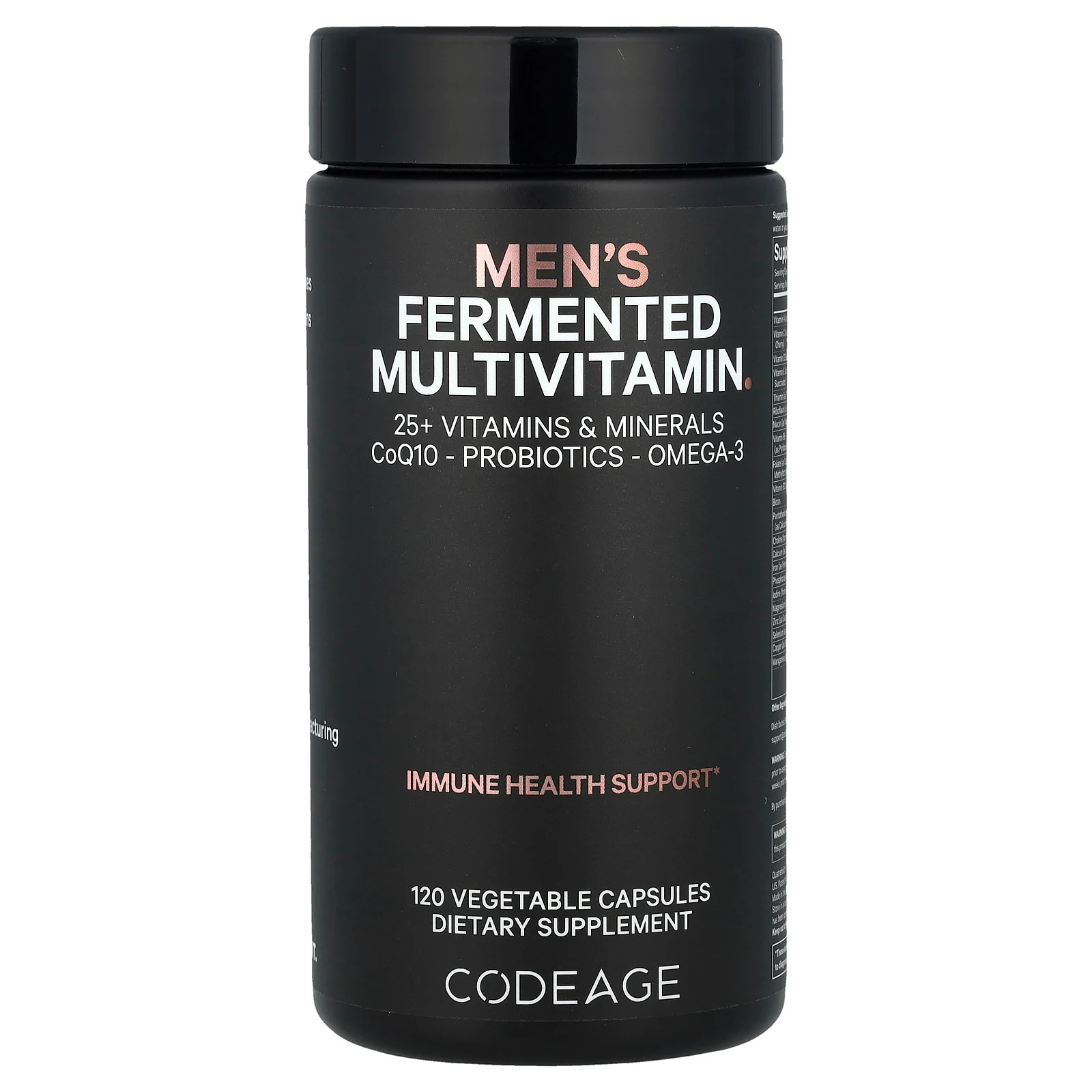 Men’s Fermented Multivitamin, 120 Vegetable Capsules