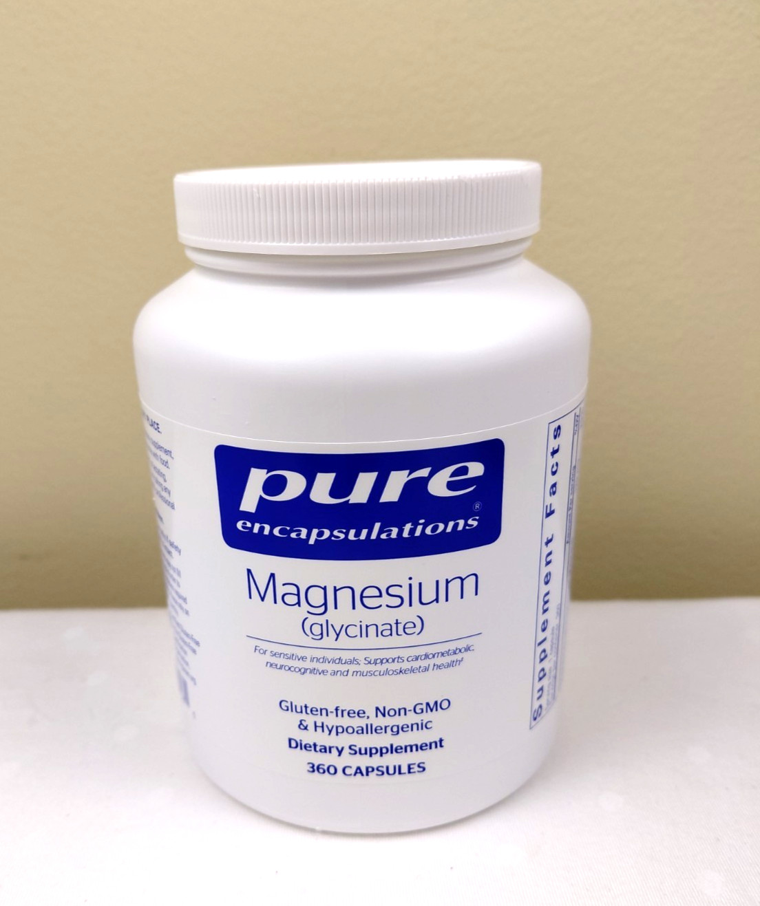 🌻Pure Encapsulations Magnesium (glycinate)  360 Capsules Exp 6/2028