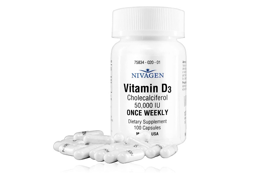 Vitamin D3 USA Made 50000 IU Health Improve Immune System Dietary Supplement 100