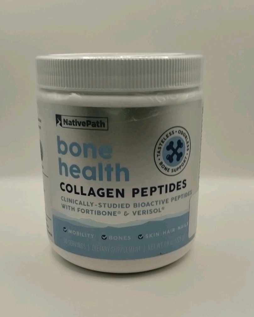 Bone Health Collagen Peptides Bone, Skin, Hair, Nails New Sealed 30 Servings