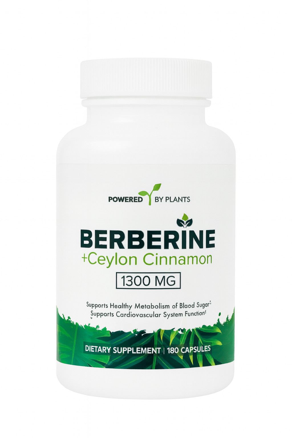 Berberine+Ceylon Cinnamon Diet Supple (180 Caps) -Blood sugar/Metabolism/ 1300MG