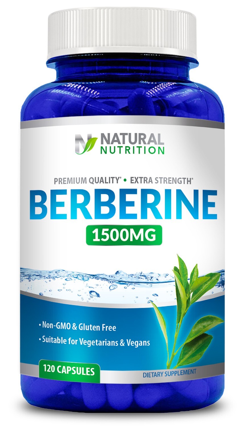 Premium Berberine HCL 1200mg, Healthy Cholesterol, Anti-inflammatory FREE SHIPPI