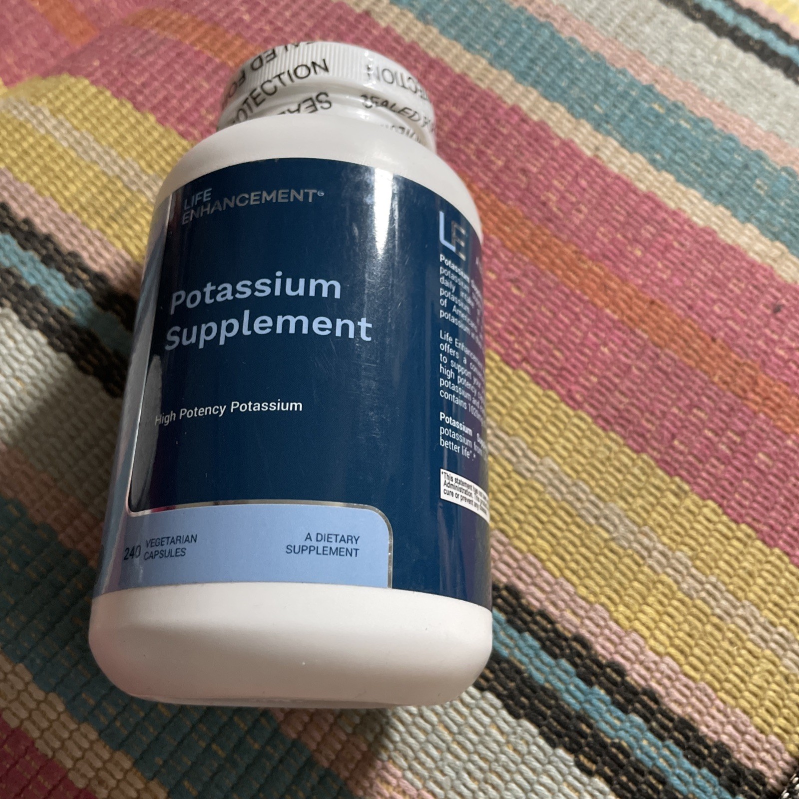 Daily Potassium Supplement – 240 Veggie Capsules to Promote Cognitive 09/29