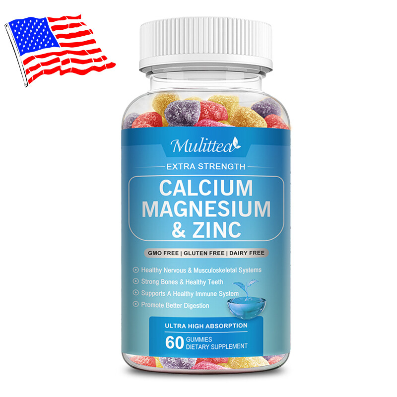 Calcium Magnesium Zinc with Vitamin D3 Capsules Bone Health Muscle Improvement