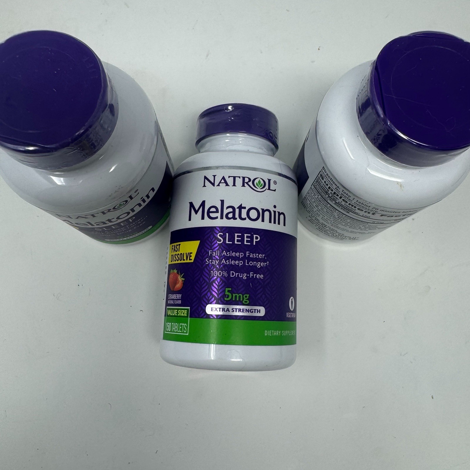 *Read* Natrol Melatonin 5mg Strawberry Chewable 150 Tablets (450) Sleep Support