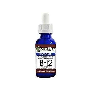 Vitamin B12 Liposomal Dietary Supplement 2 Fl Oz Gluten Free 3000 mcg