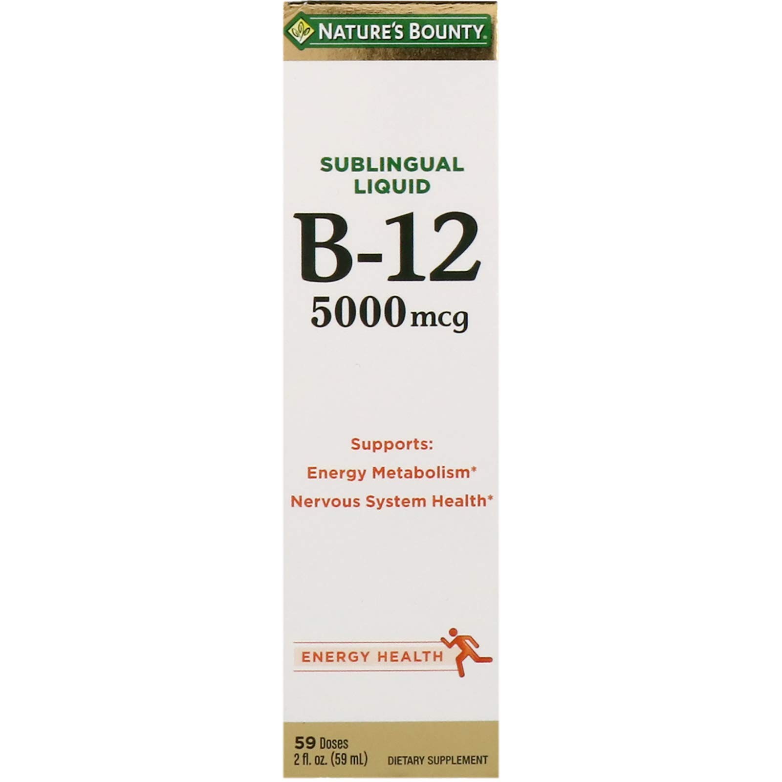 Vitamin B12 Supplement 2 Fl Oz Pack Of 2 Supports Energy Metabolism And Heart…