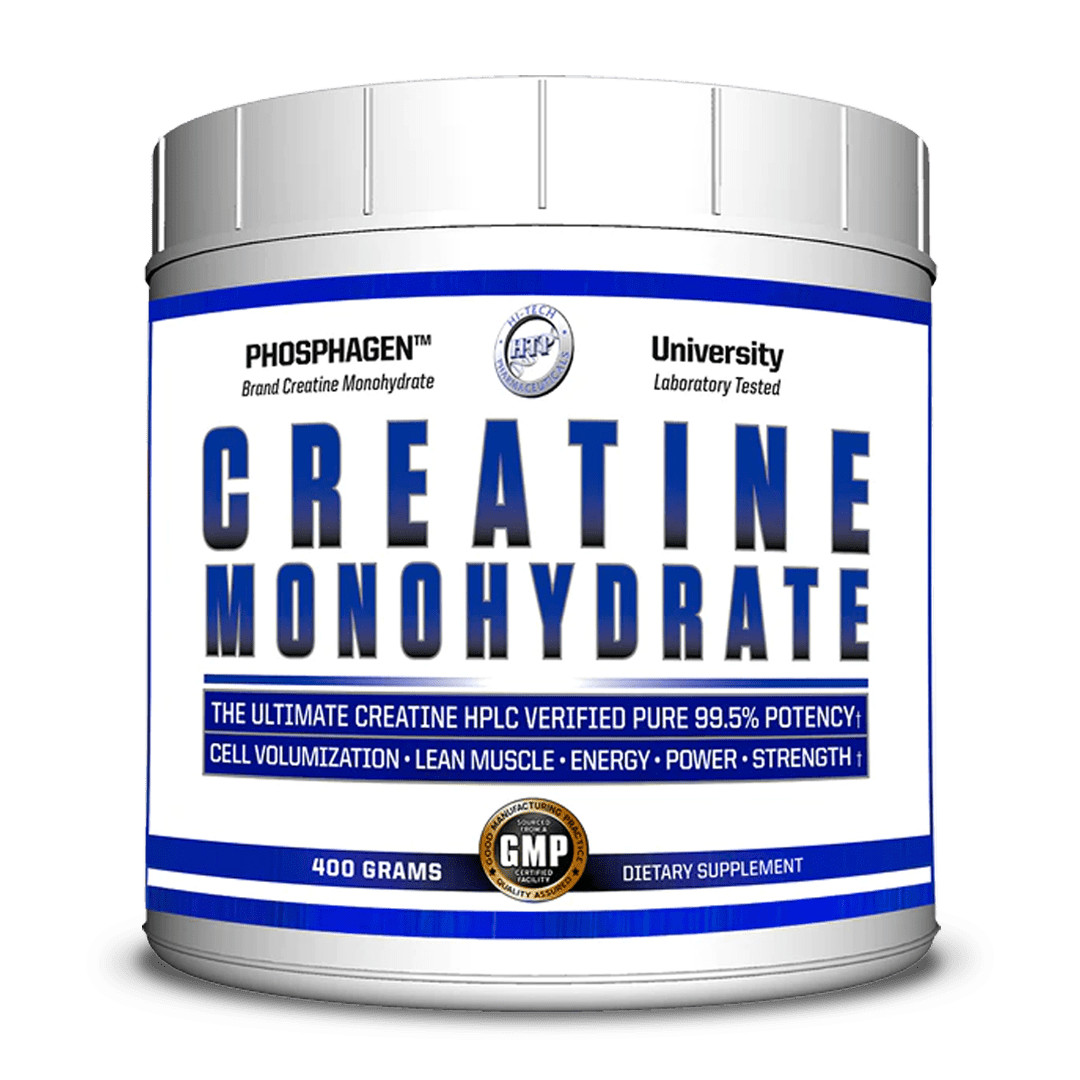 Hi-Tech Pharmaceuticals Creatine Monohydrate Powder & Muscle, Unflavored – 400g