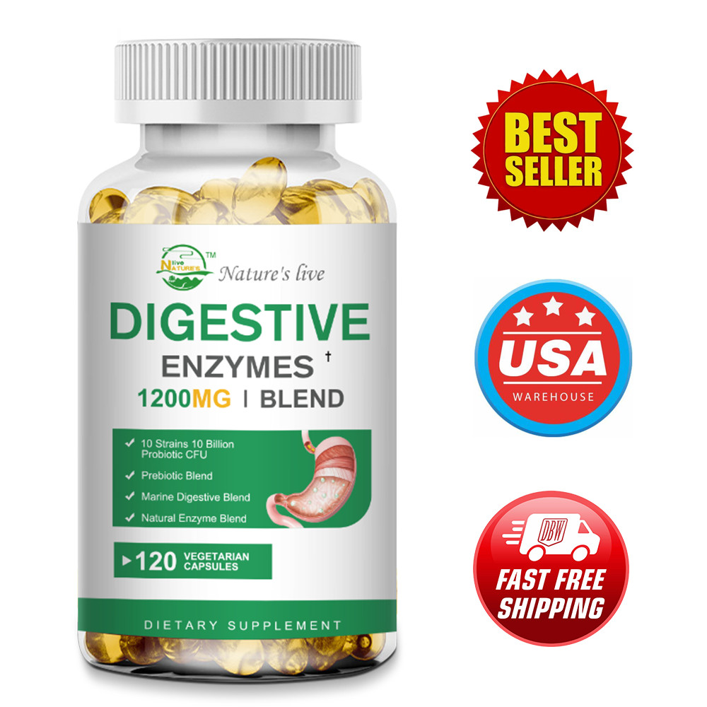 Gut Health Supplements – Digestive Enzymes, Bloating Relief With Probiotics