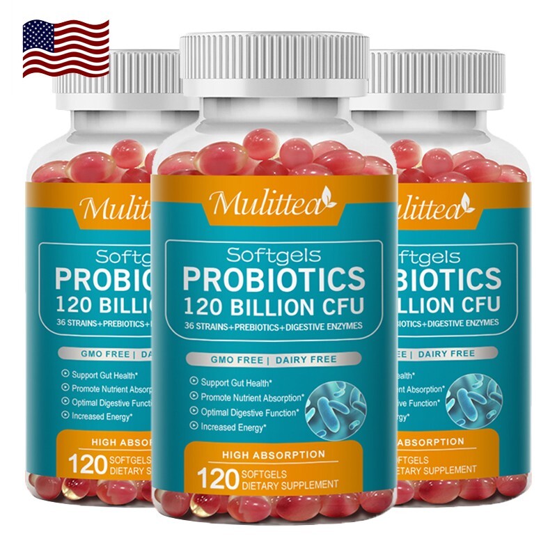 Probiotics Digestive Enzymes 120 Billion CFU Potency Immune Health 360 Capsules