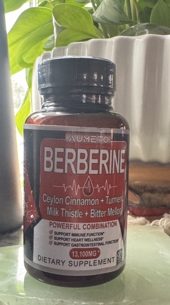 Berberine Complex  13000mg Ceylon Cinnamon 1000mg, Milk Thistle Gymnema 90 Caps