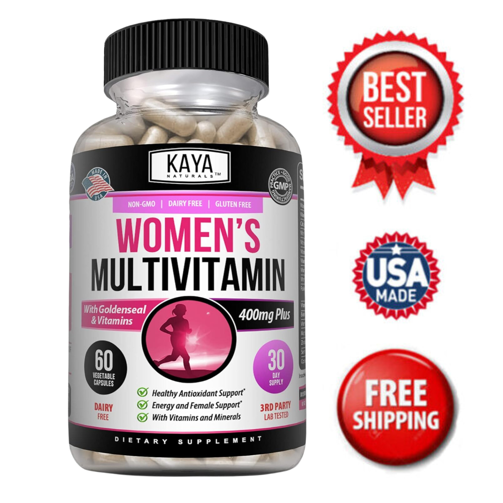 Womens Multivitamin & Multi-Mineral Increase Energy Metabolism and Vibrance