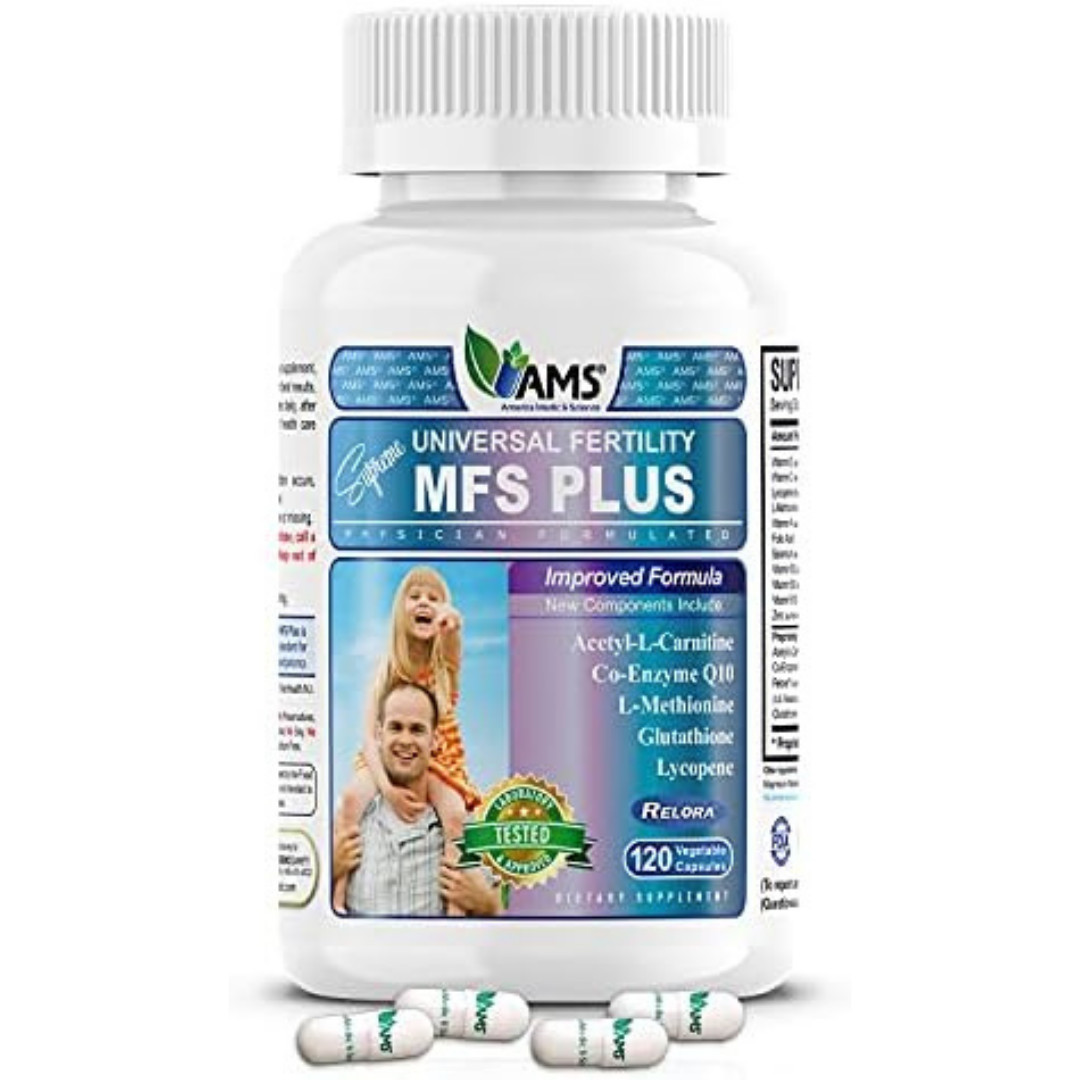America Medic & Science MFS Plus Fertility Supplements for Men 120 Capsules S…