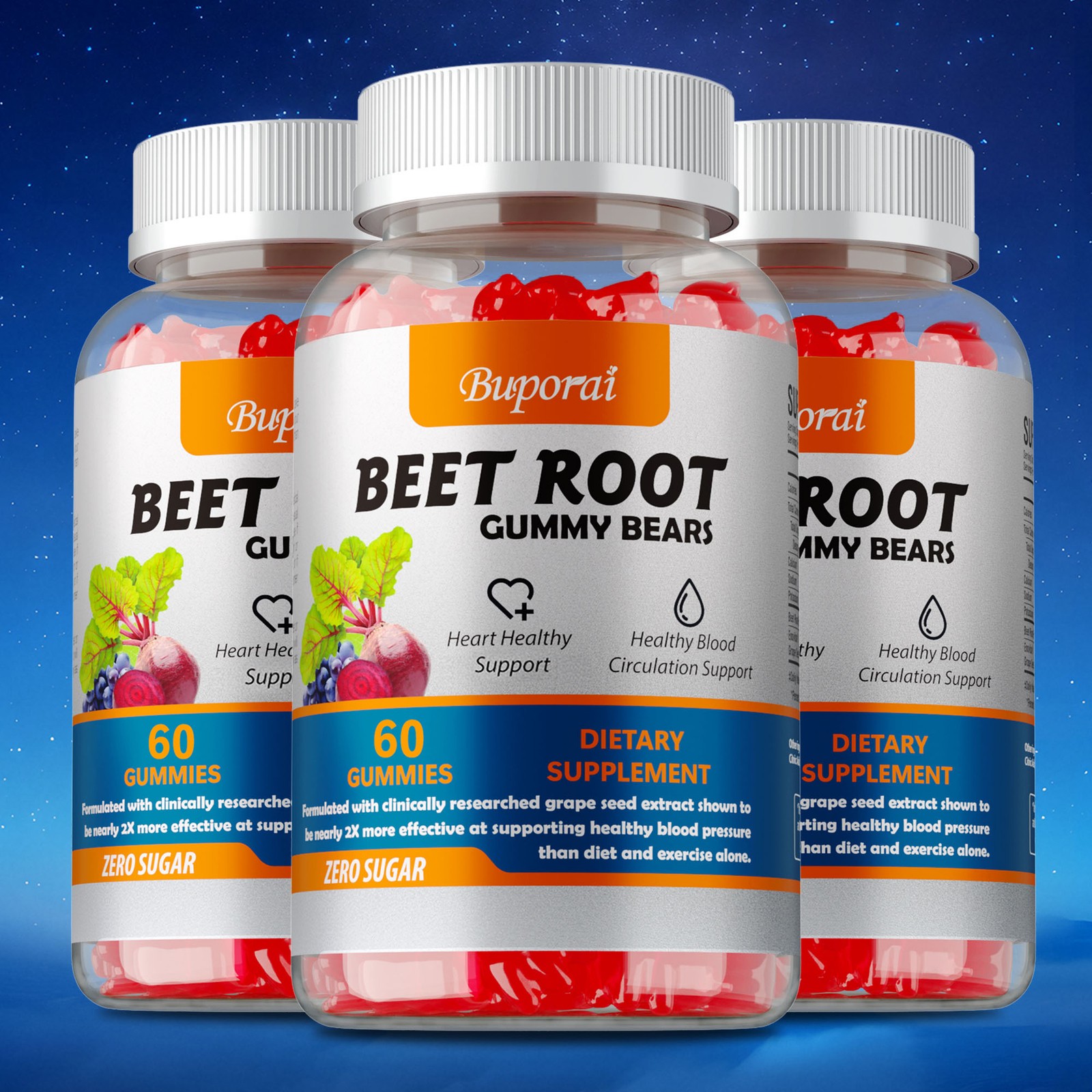 Beet Root Gummies – Supports Heart Health and Maintains Healthy Blood Pressure
