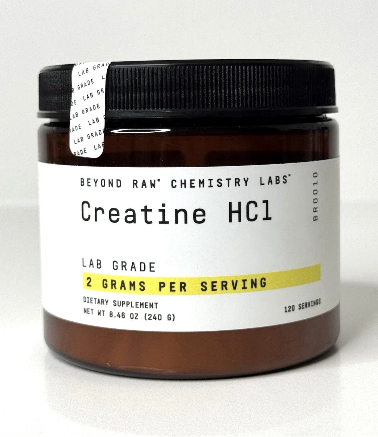 Beyond Raw Creatine HCl 240g (120 Servings) Exp 01/2026 Sealed