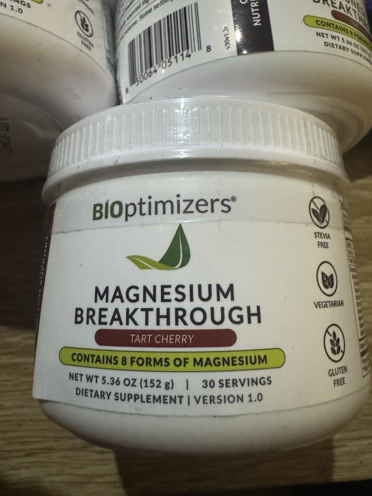 Bioptimizers Magnesium Breakthrough Tart Cherry   – 8 Forms of Mag 6.7 oz