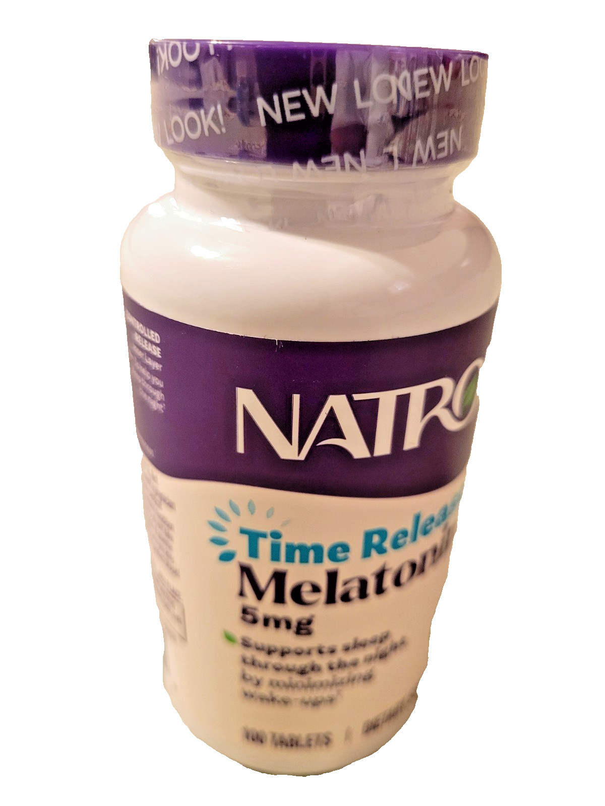 Natrol Melatonin Time Release 5 mg 100 Tablets Sleep Exp April 30 2028- New