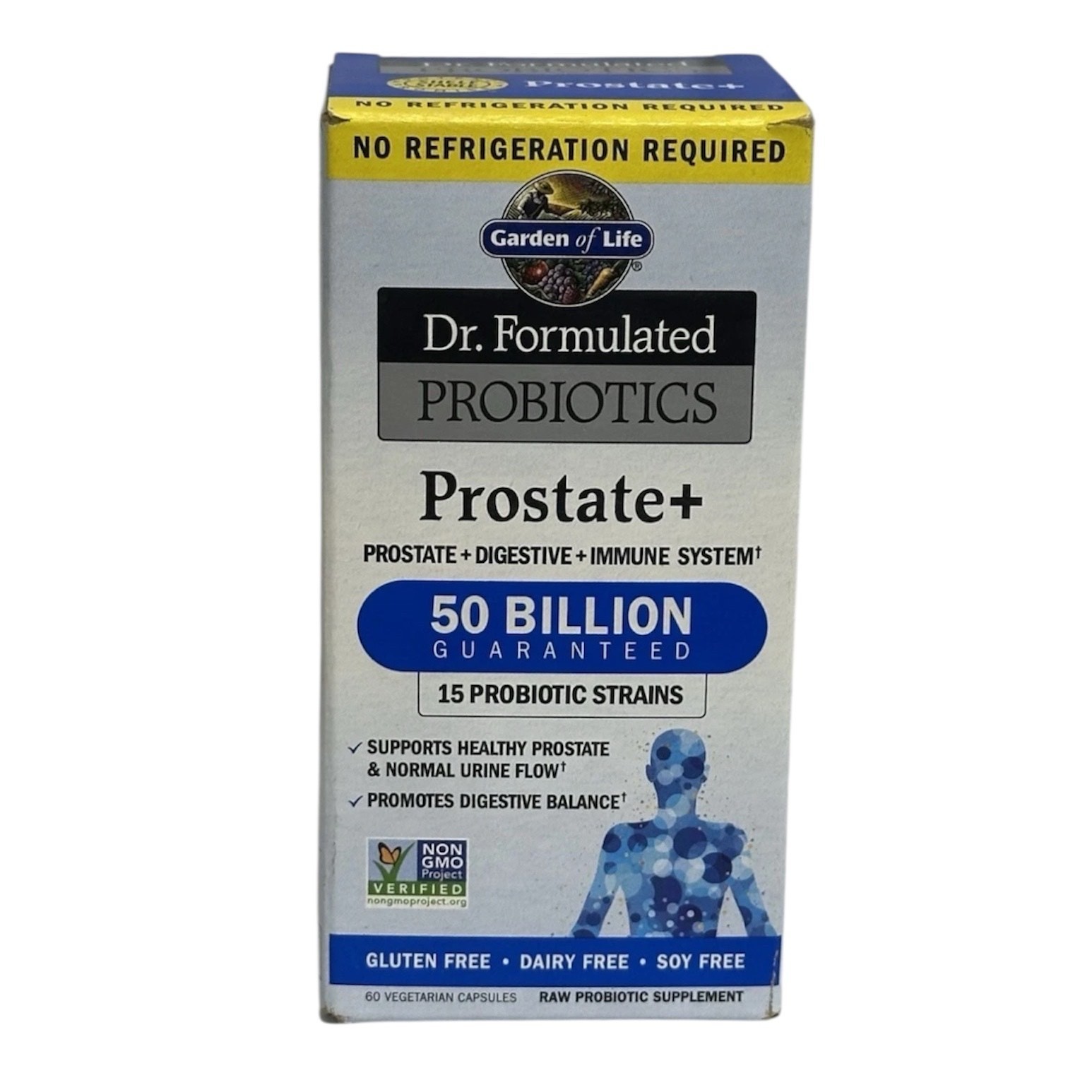 2 Garden of Life Dr. Formulated Probiotics Prostate + 50 BILLION. 60 Caps 06/26+
