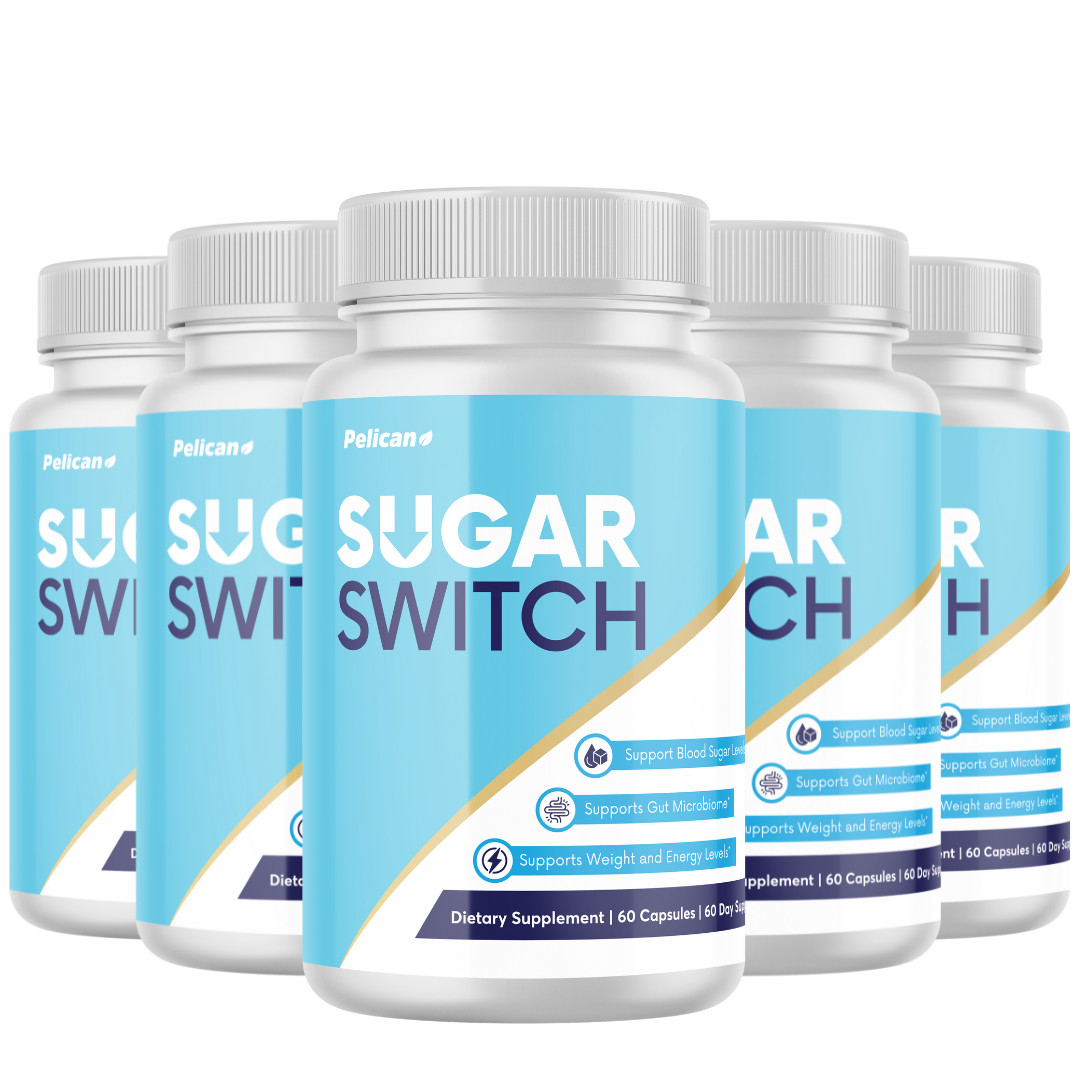 Sugar Switch- Blood Support- 5 Bottles- 300 Capsules