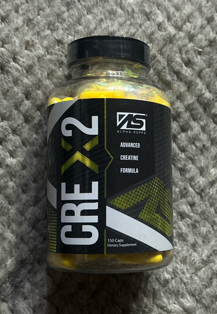 Alpha Supps CRE X2 CREATINE MagnaPower / Creatine Ethyl Ester CEE Blend 150 Caps