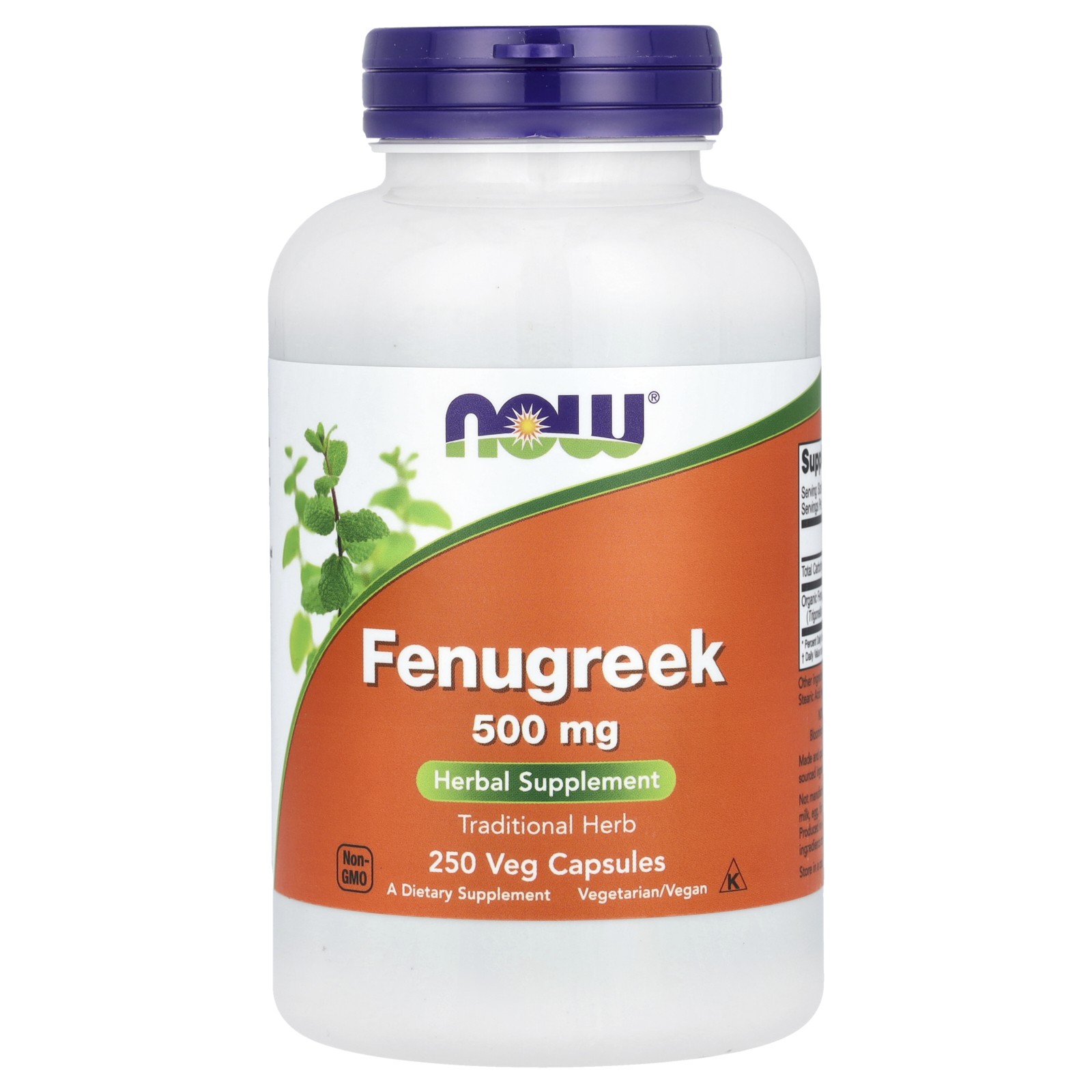 Fenugreek, 500 mg, 250 Veg Capsules