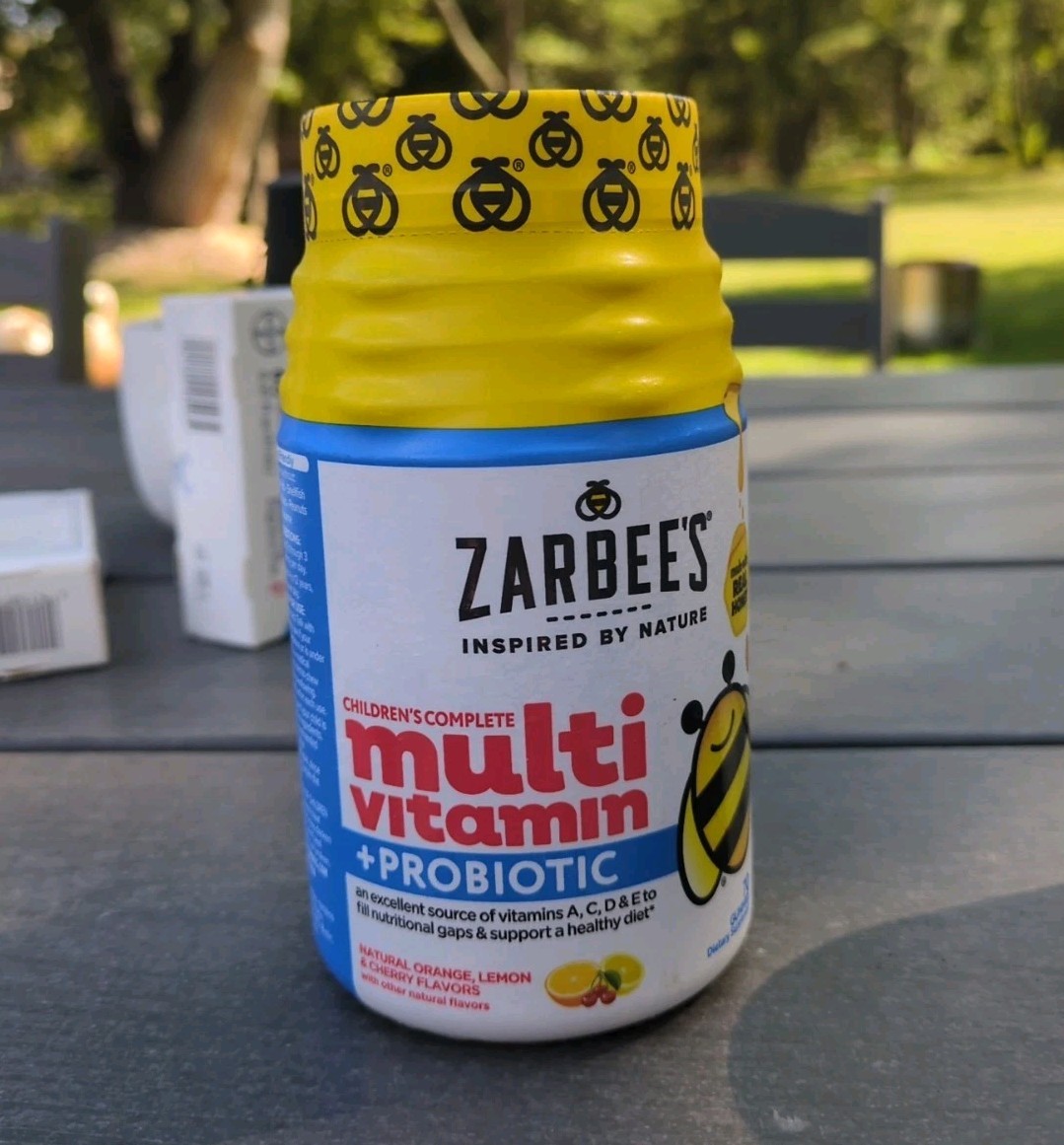 Zarbee’s Kids Complete Multivitamin Probiotic 70 Vegetarian Gummies See Pics ‼️