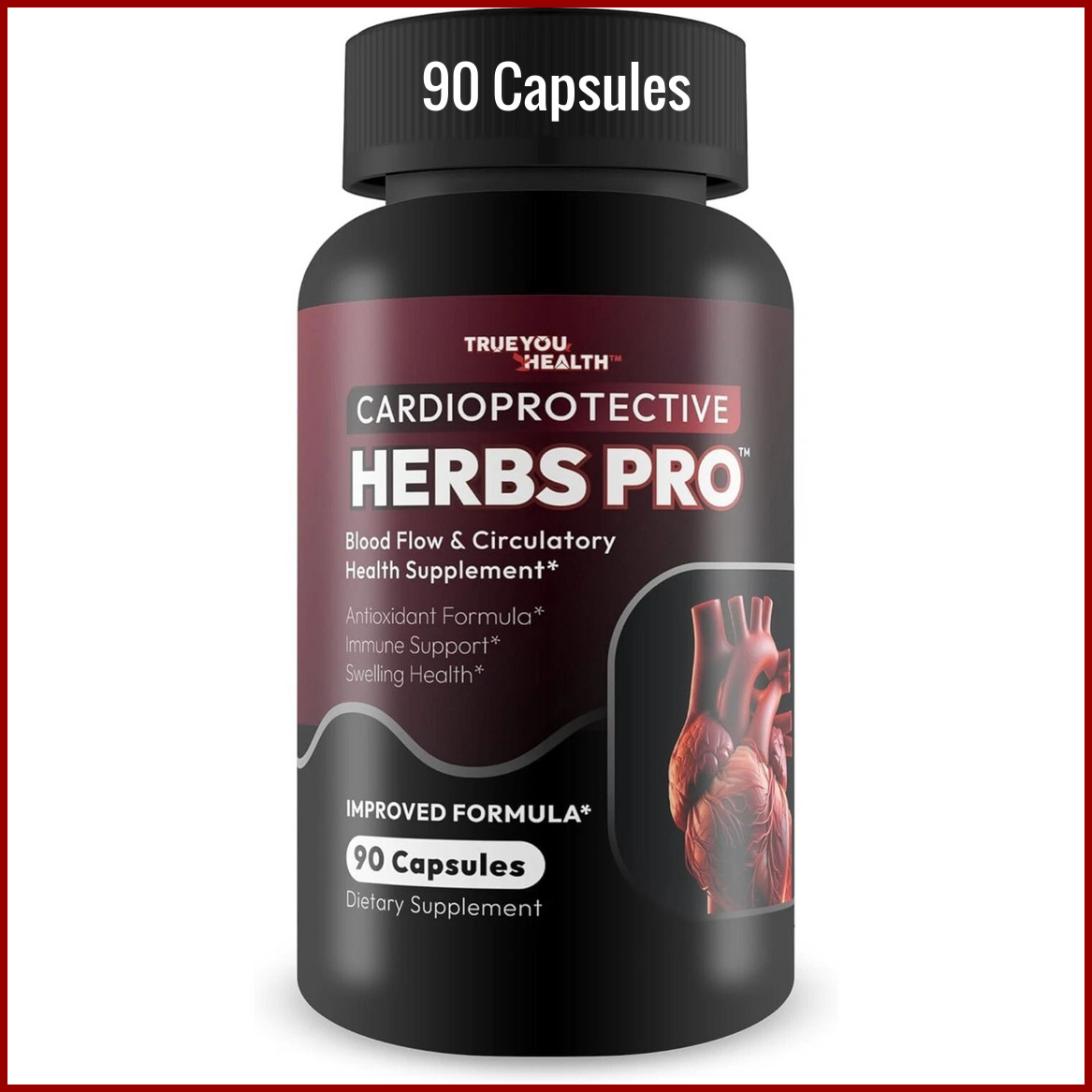 Cardiovascular Health Supplement Turmeric Garlic ACV Berberine 90ct EXP 03/27