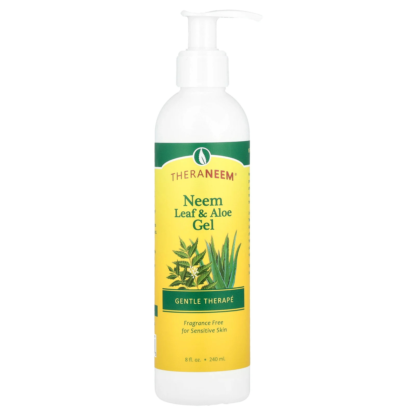 TheraNeem®, Neem Leaf & Aloe Gel, Gentle Therapé, Fragrance Free, 8 fl oz (240