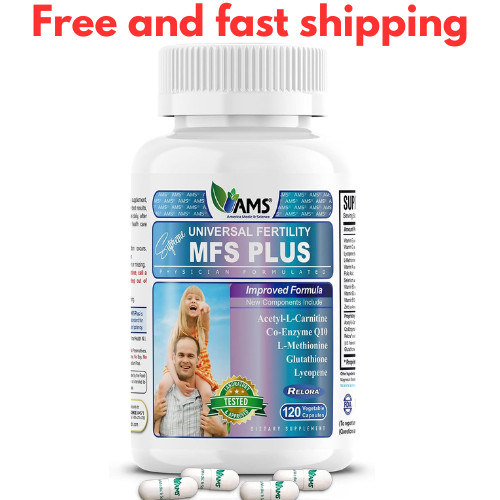 America Medic & Science MFS Plus Fertility Supplements for Men 120 Capsules S…