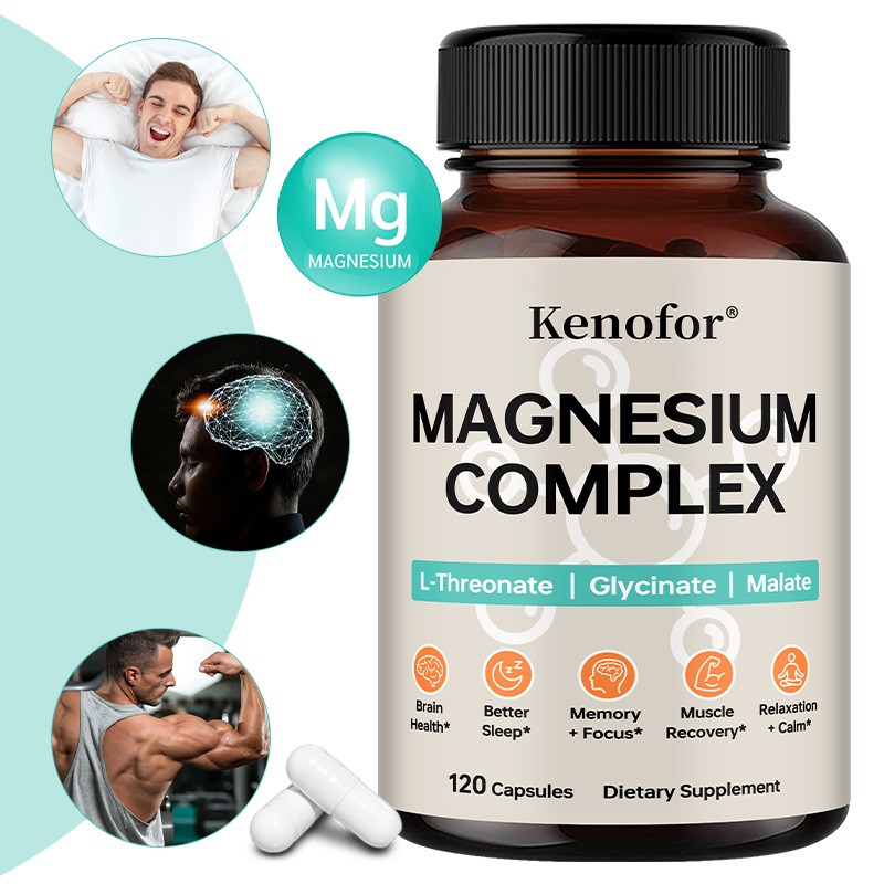 Magnesium Complex – L-Threonate, Glycinate, Malate – Mood Sleep Brain Health