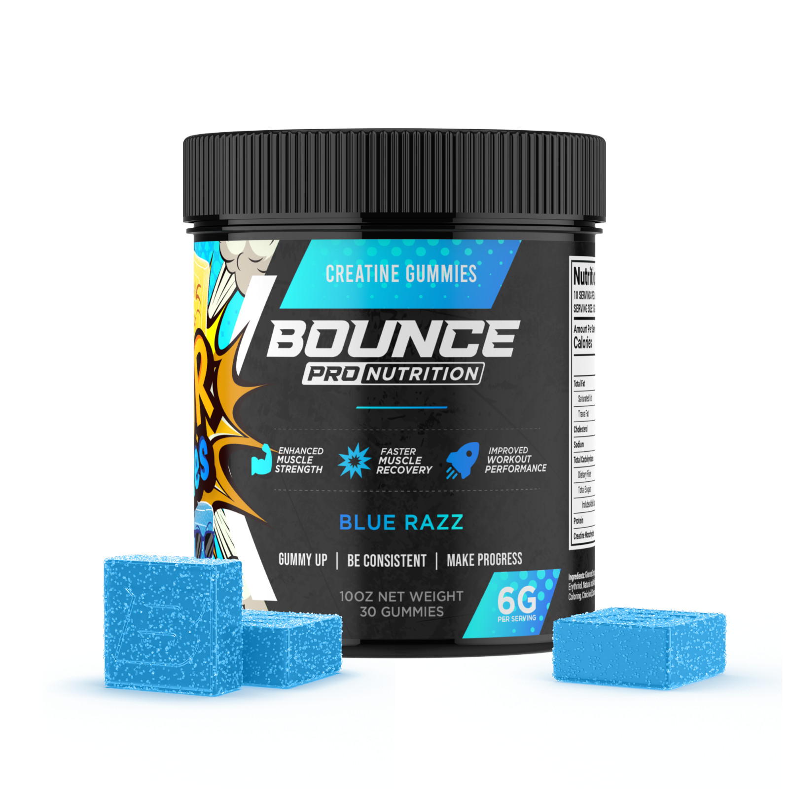 Creatine Gummies – Sour Series – 6 Grams