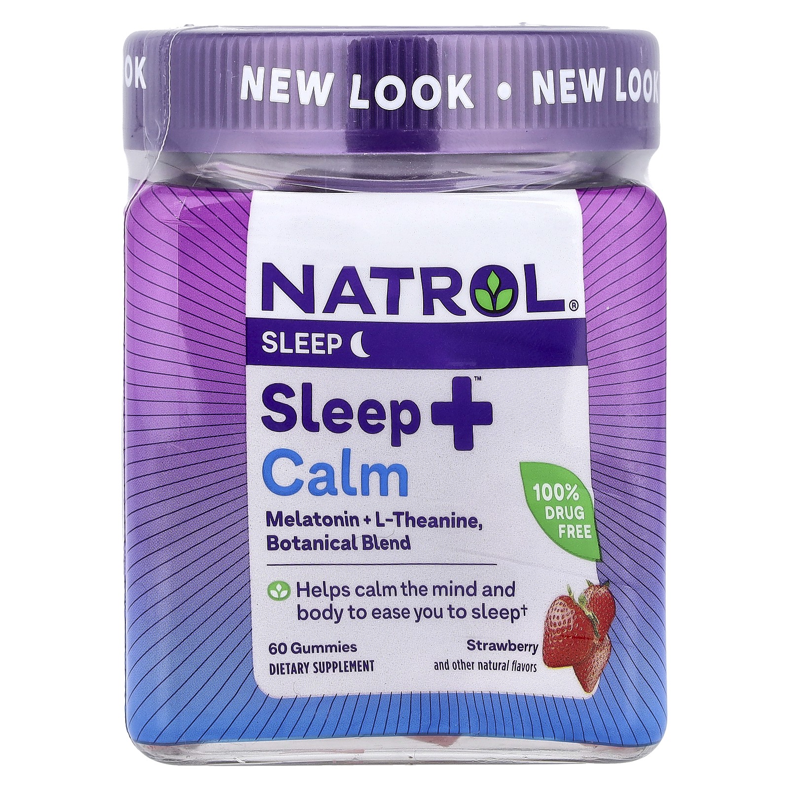 Sleep+™ Calm Gummies, Strawberry, 60 Gummies