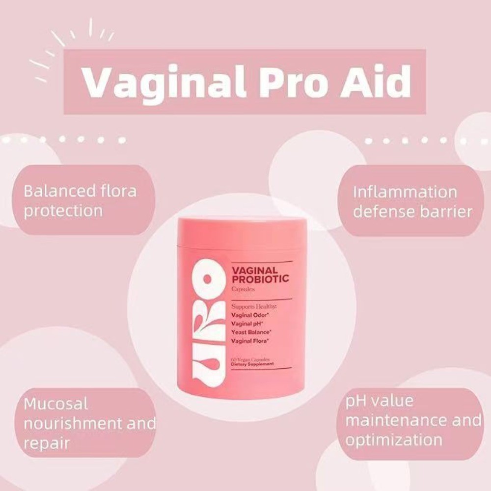Vaginal Probiotics for pH Balance – 60 Capsules Total