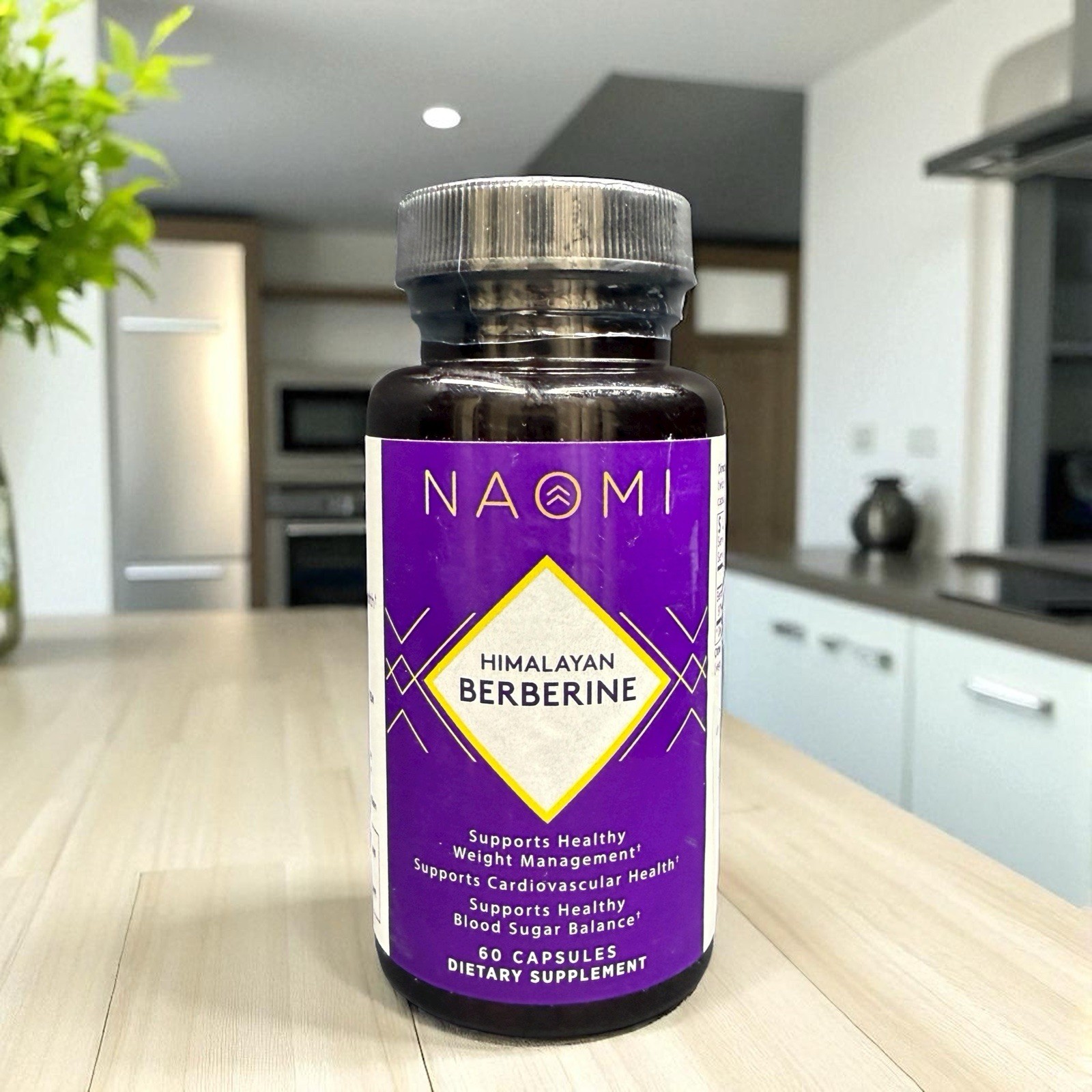 NAOMI Himalayan Berberine 500 mg Supports Healthy Weight 60 Capsules EXP: 6/2027