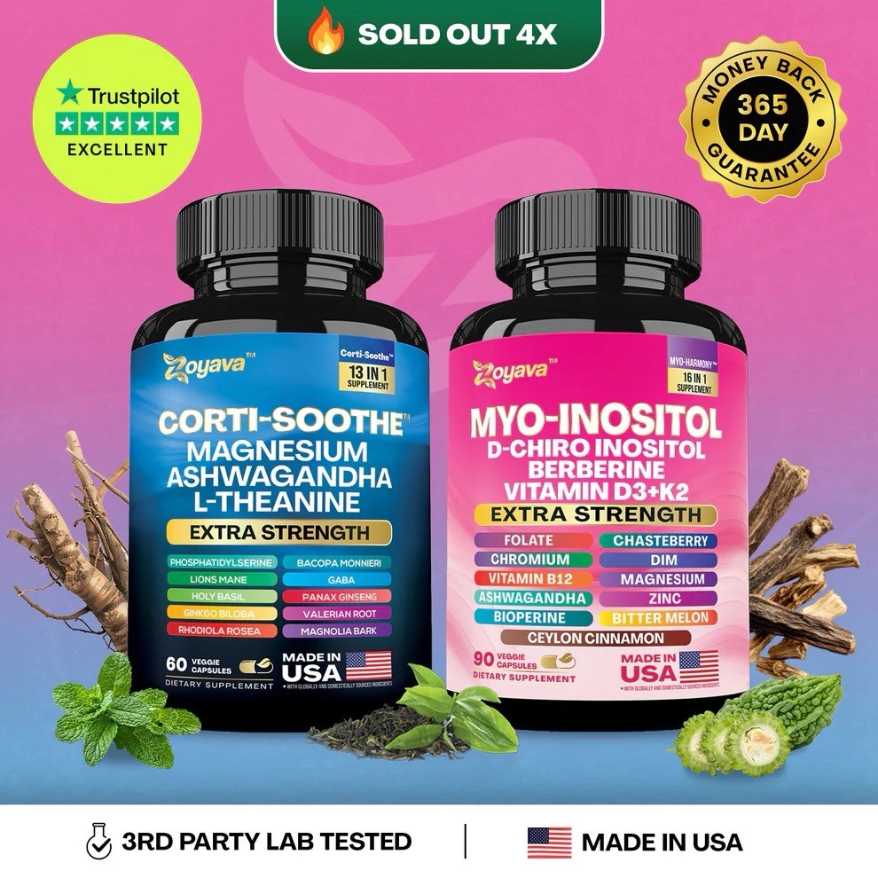 Cortisol and Myo-Inositol All-in-One Supplement