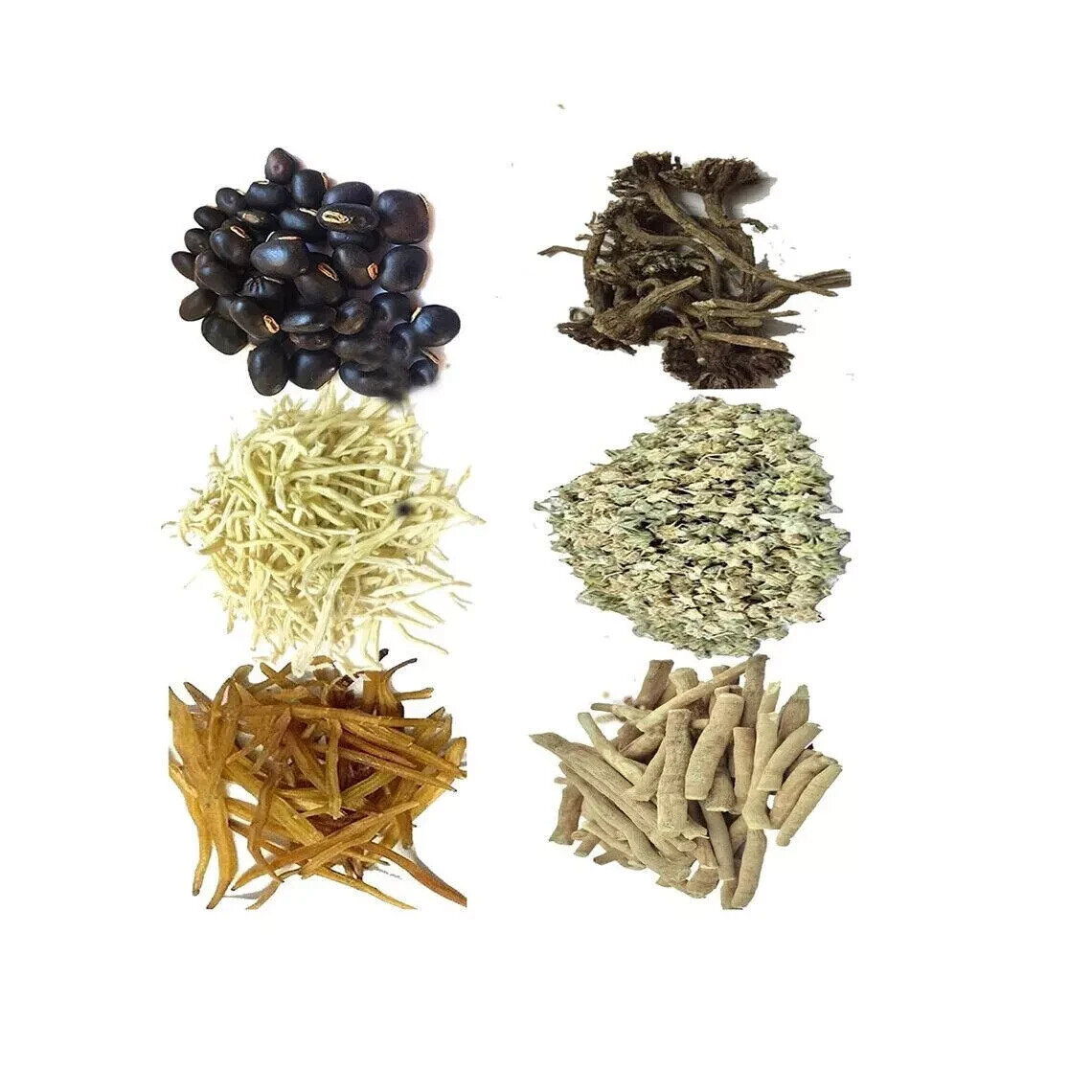 Safed Musli, Kaunch Beej,Ashwagandha,Shatavari,Gokhru,Akarkara50grams eachwhole