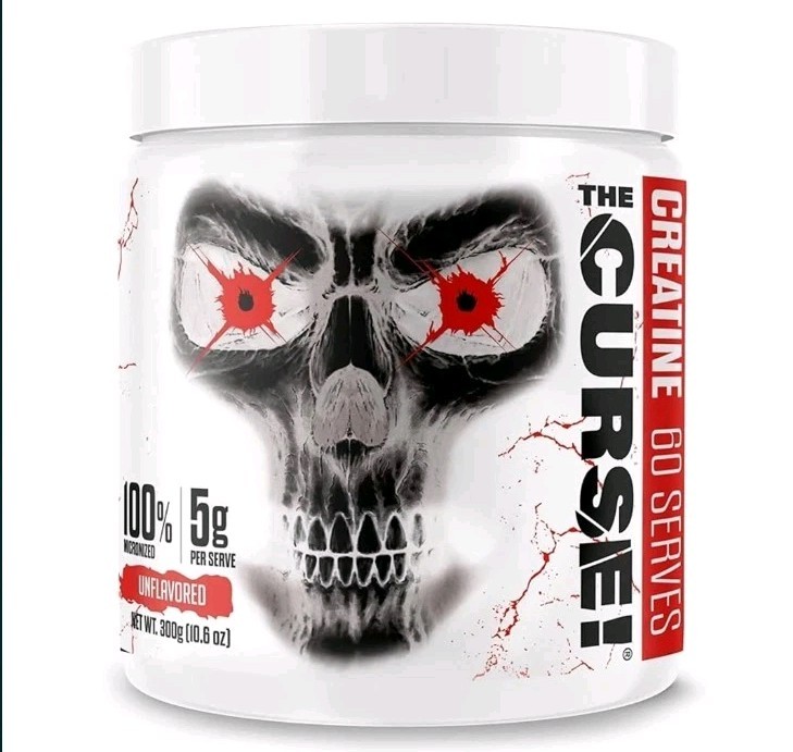 The Curse! Creatine Powder Unflavored 10.6 oz Expires 05/2027