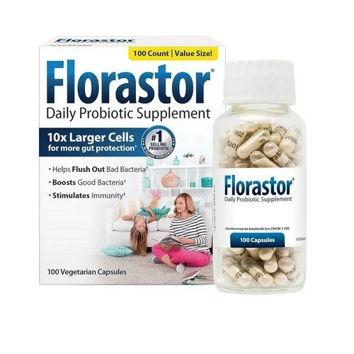 Daily Probiotic Supplement 250 Mg 100 Caps By Florastor