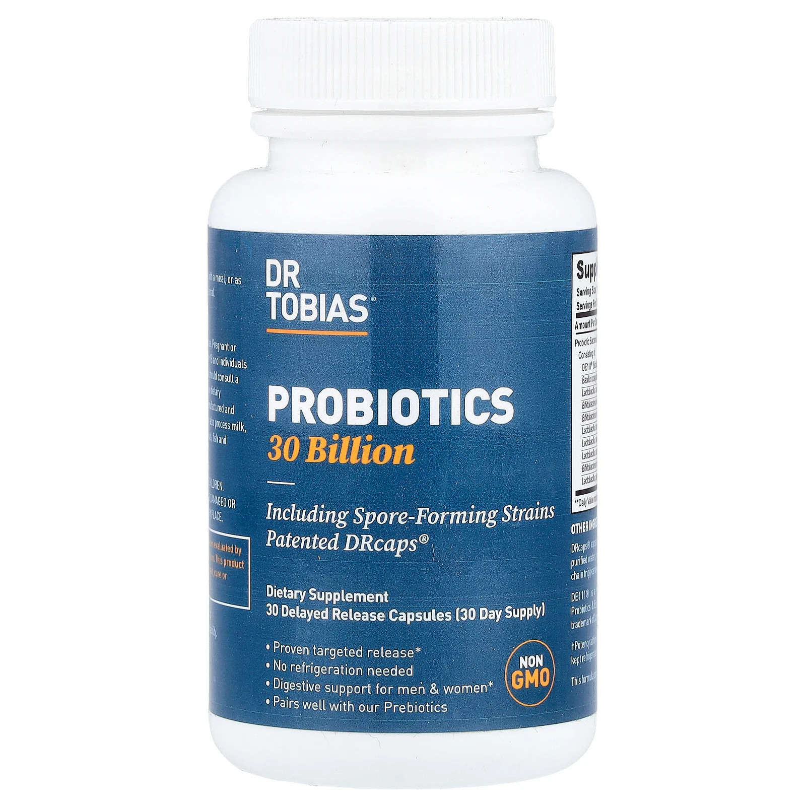 Probiotics 30 Billion, 30 Delayed Release Capsules
